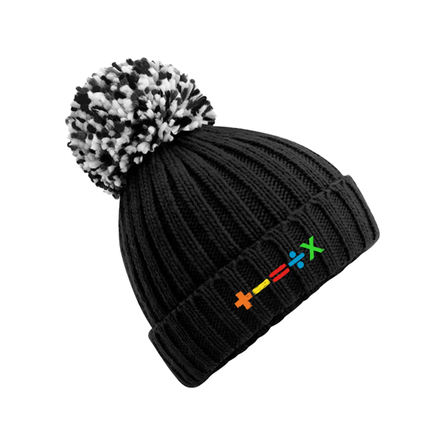  -=÷× Bobble Hat