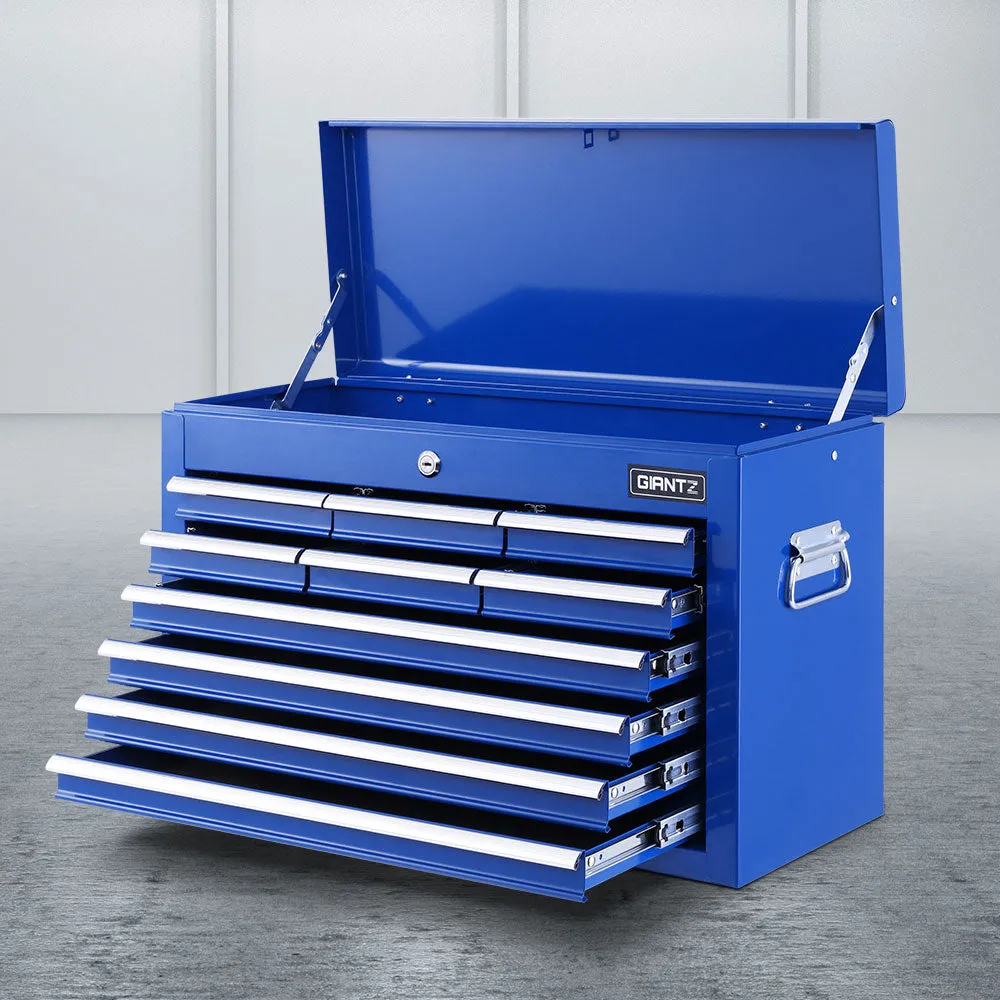 10-Drawer Lockable Tool Box Cabinet with Ball-Bearing Slides Giantz