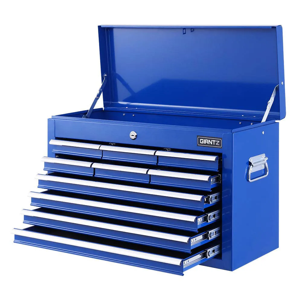 10-Drawer Lockable Tool Box Cabinet with Ball-Bearing Slides Giantz