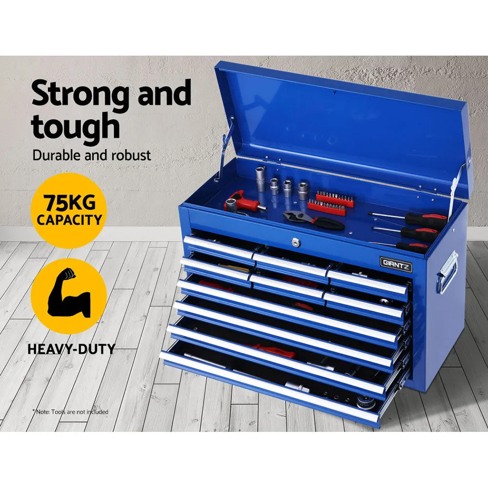 10-Drawer Lockable Tool Box Cabinet with Ball-Bearing Slides Giantz