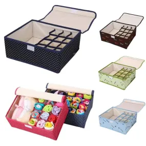 13 Grid Socks Bra Panty Underwear Storage Organizer Box