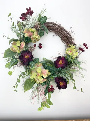 24" Off the Top Wreath