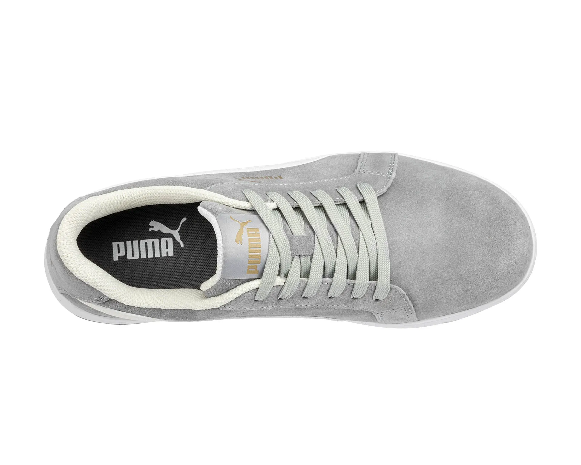 640125 ICONIC SUEDE GREY LOW PUMA SAFETY SHOE