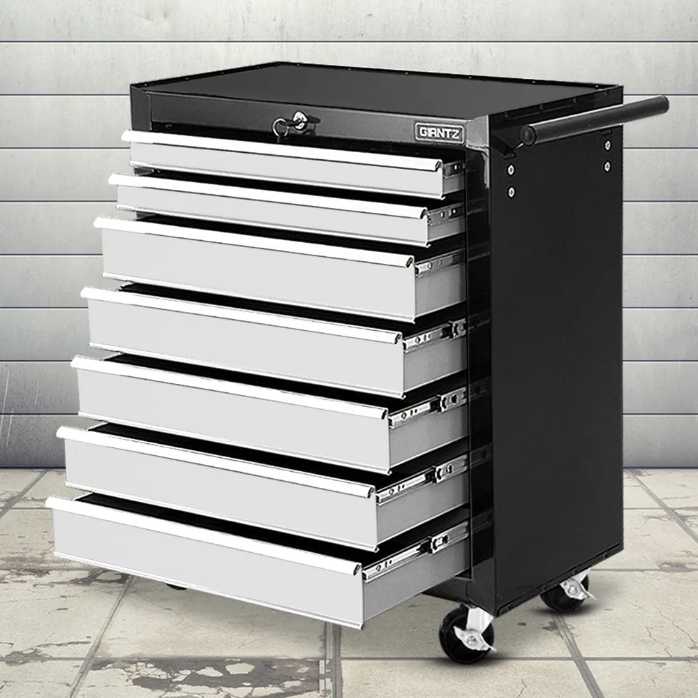 7-Drawer Steel Tool Trolley with Locking System - Giantz