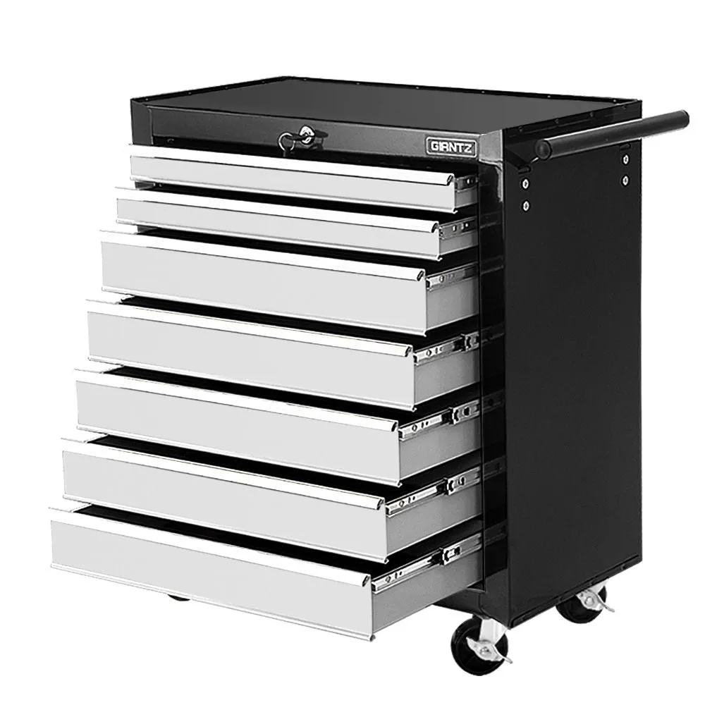 7-Drawer Steel Tool Trolley with Locking System - Giantz