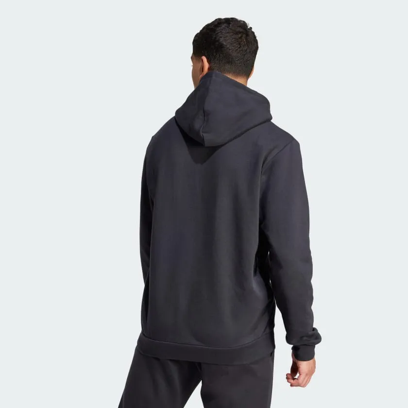 ADIDAS ESSENTIALS FLEECE HOODIE - MENS - BACK