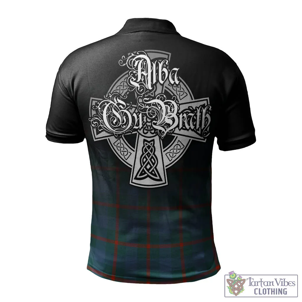 Agnew Ancient Tartan Polo Shirt Featuring Alba Gu Brath Family Crest Celtic Inspired