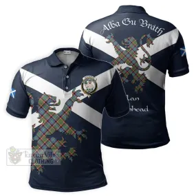 Aikenhead Tartan Lion Rampant Polo Shirt Proudly Display Your Heritage with Alba Gu Brath and Clan Name