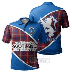 Ainslie Family Crest Tartan Polo Shirt Celebrate Saint Andrew's Day in Style