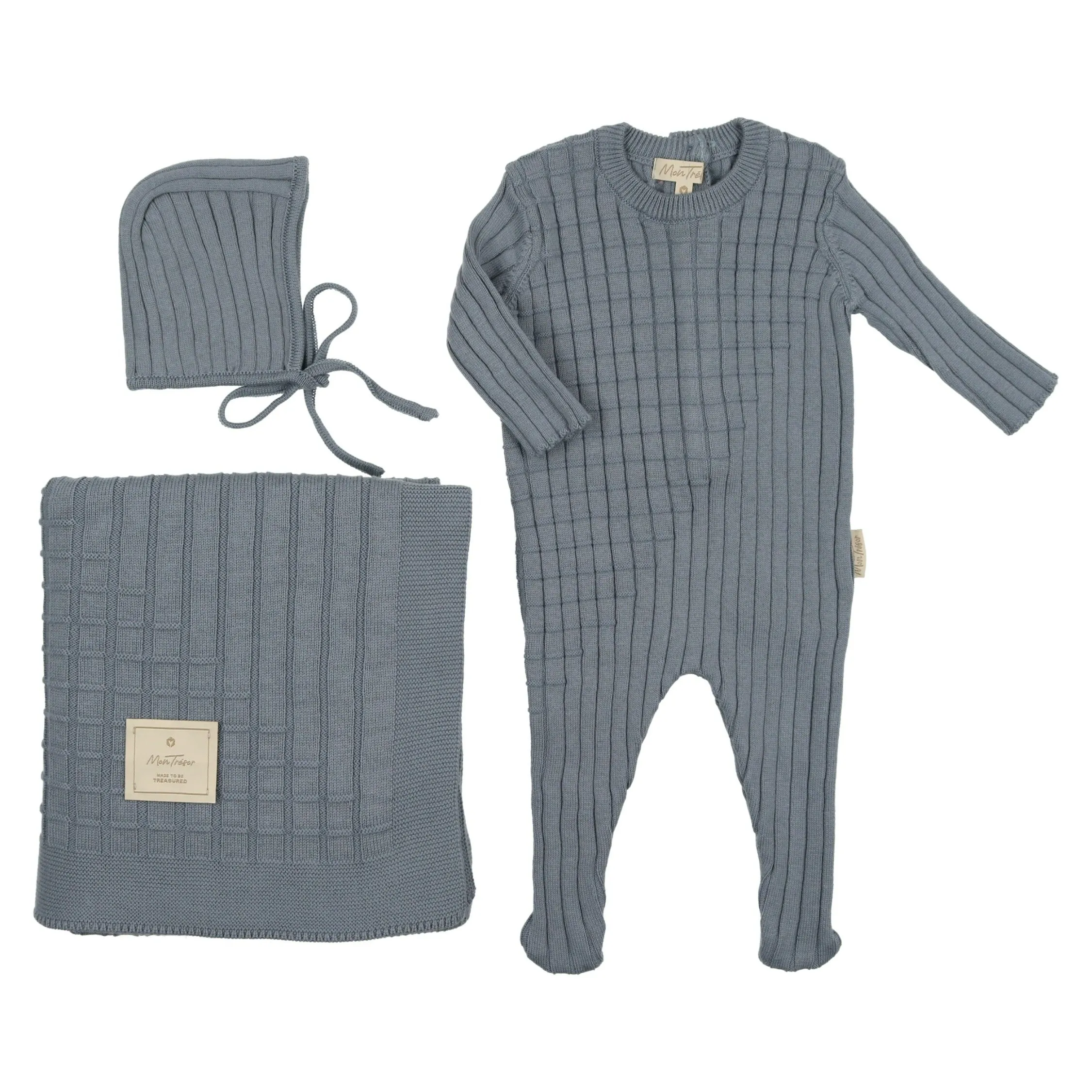 All Knit Up Boys Layette Set