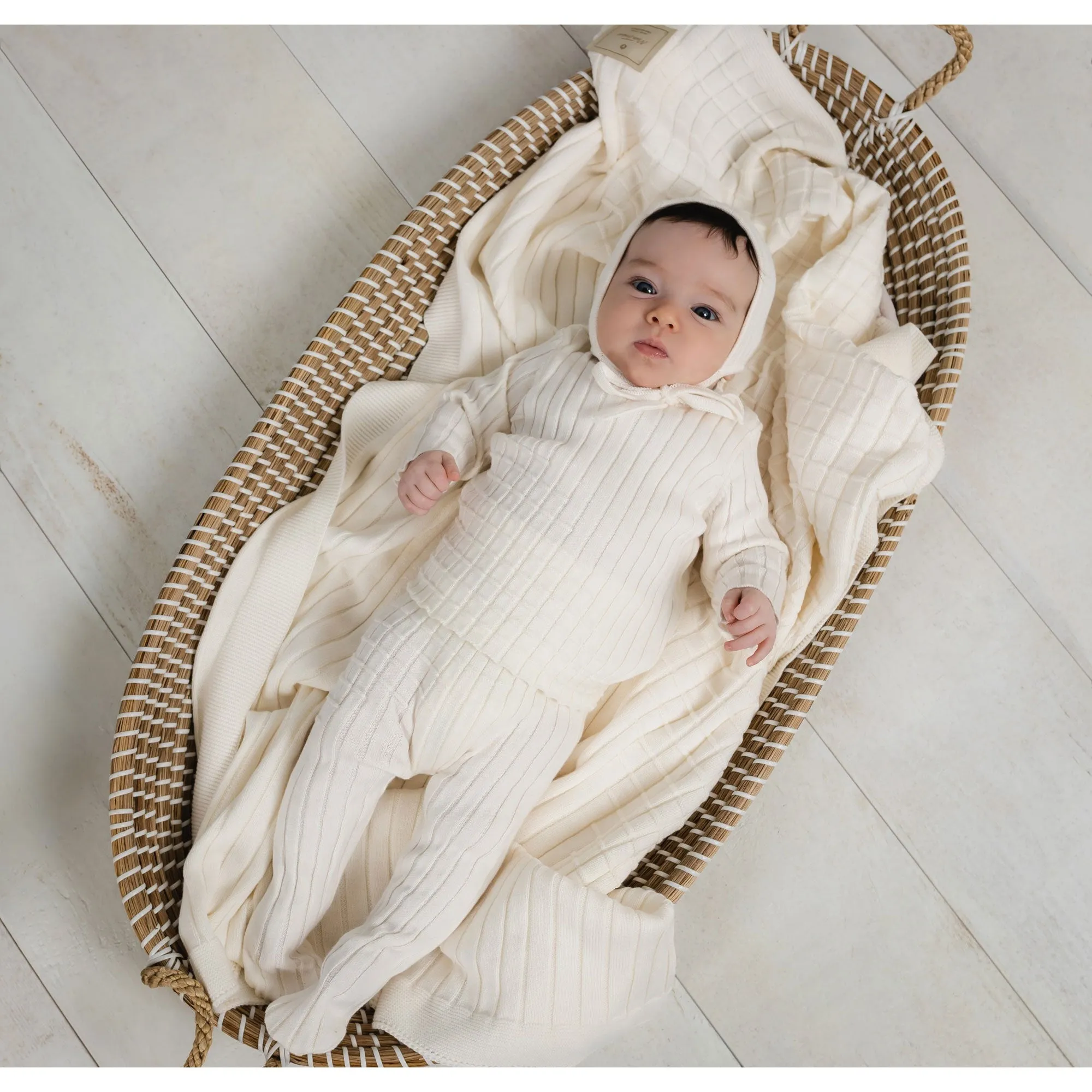 All Knit Up Boys Layette Set