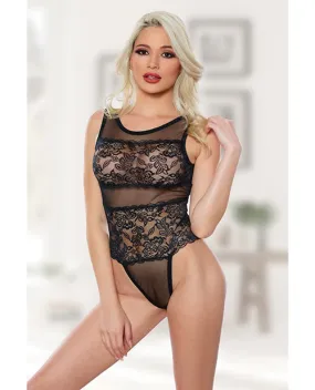 Allure Halter & Lace Teddy O/s