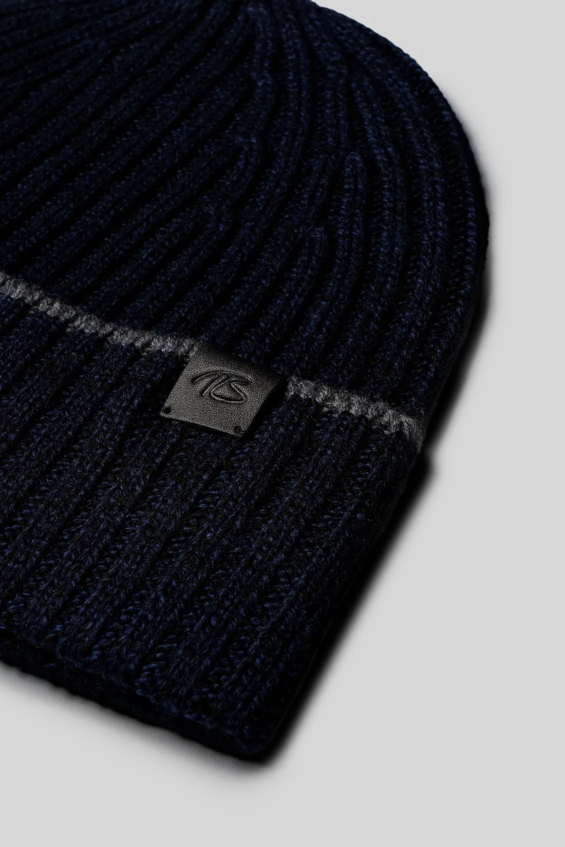 Andrew Merino Wool Rib Knit Hat