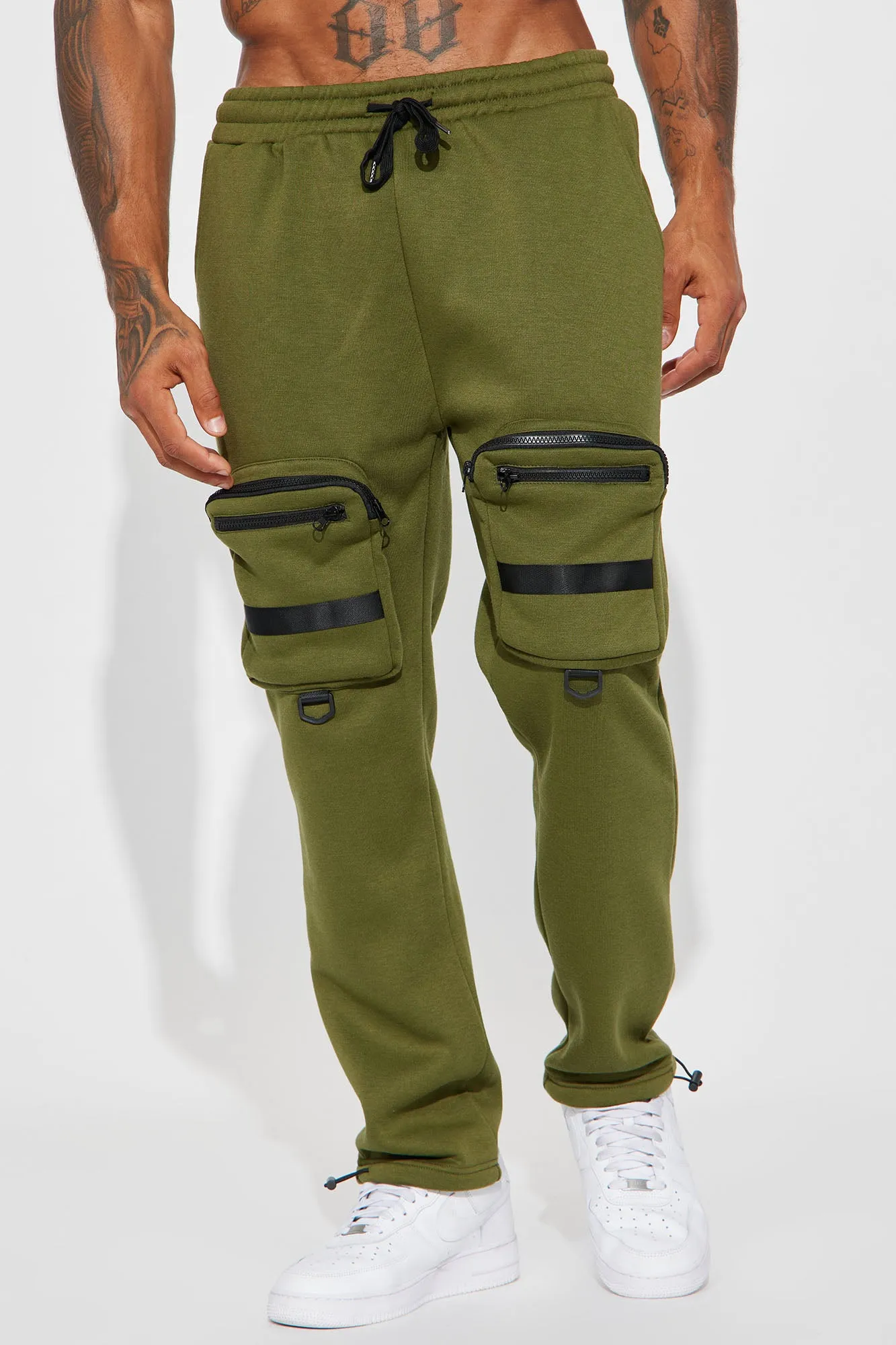 Another Day Cargo Sweatpants - Olive