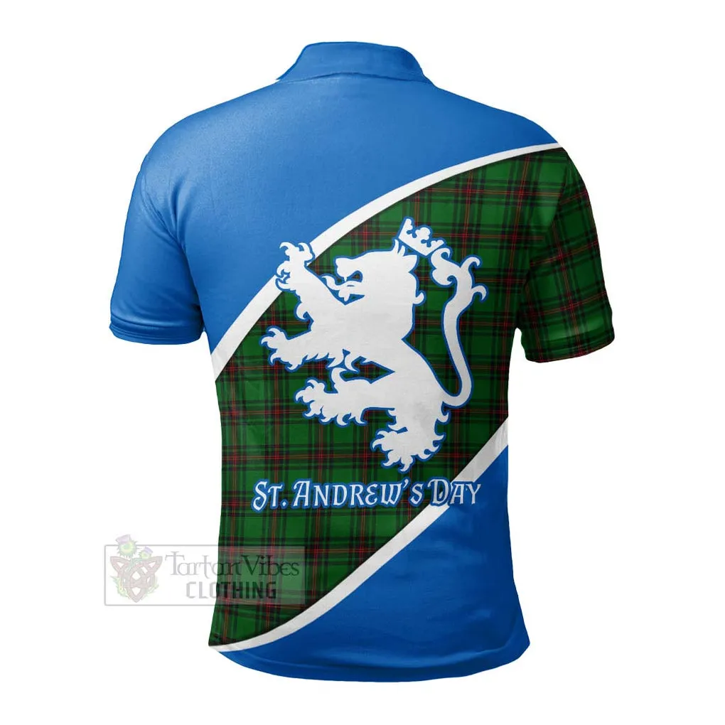 Anstruther Family Crest Tartan Polo Shirt Celebrate Saint Andrew's Day in Style