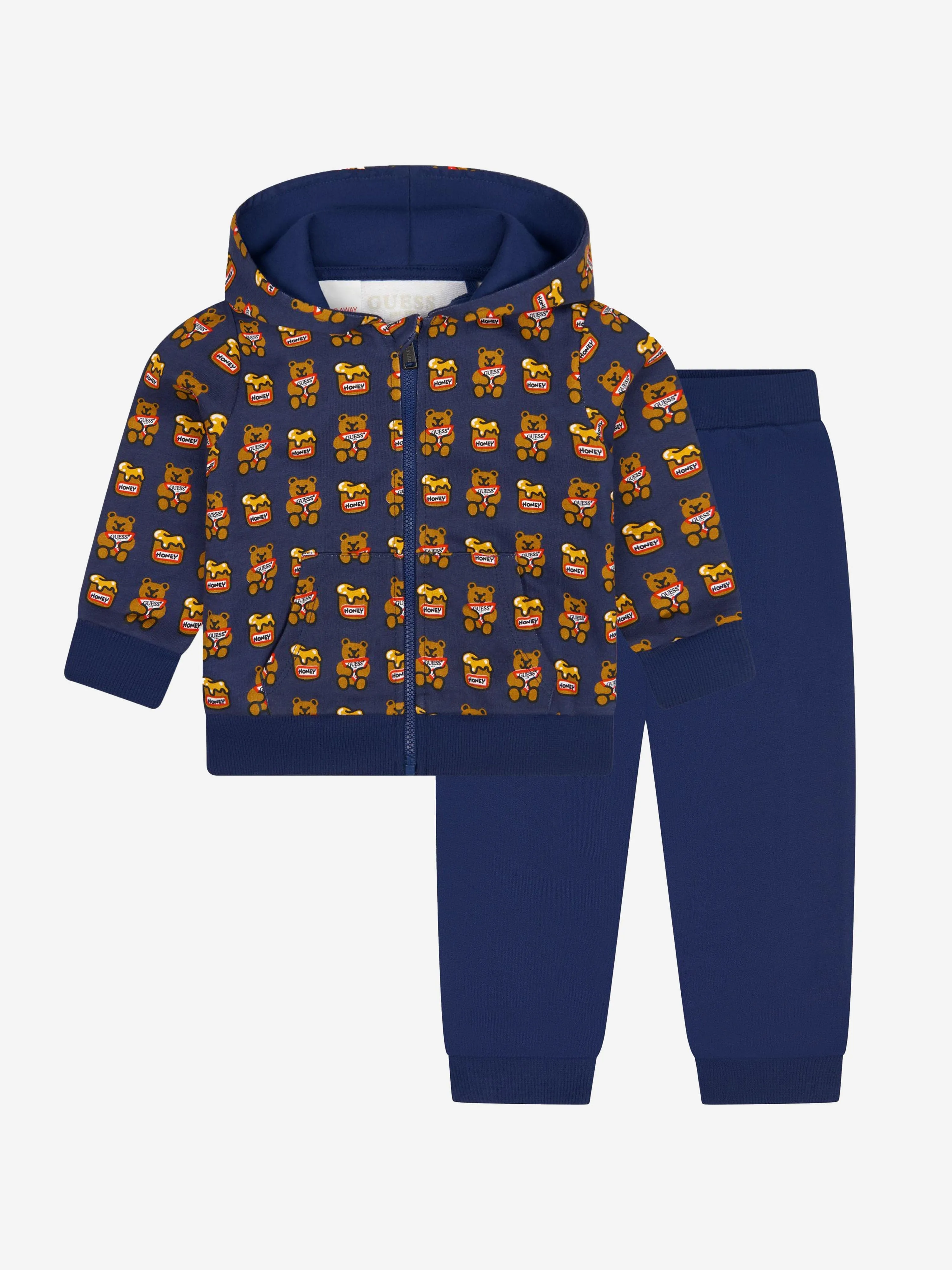 Baby Boys Bear Print Tracksuit