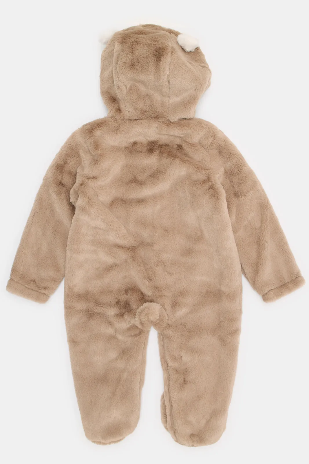 Baby Brown Fluffy Bear Coat