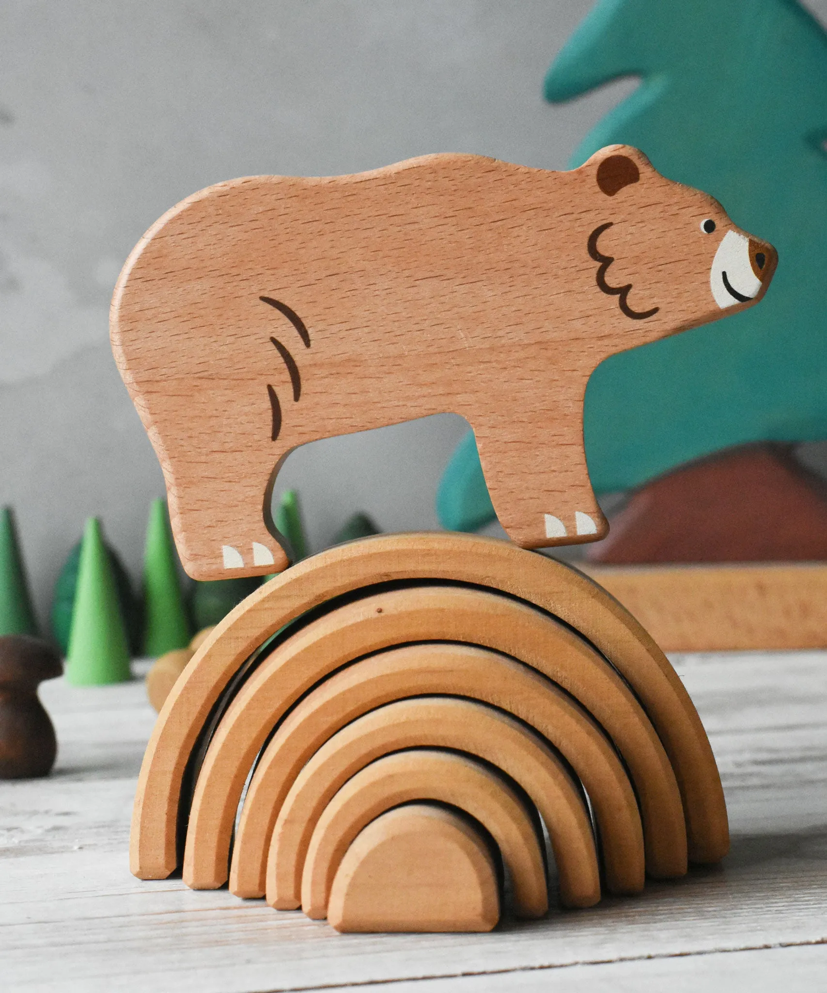 Bajo Wild Animals Forest Set