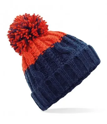 Beechfield Apres warm winter beanie bobble hat