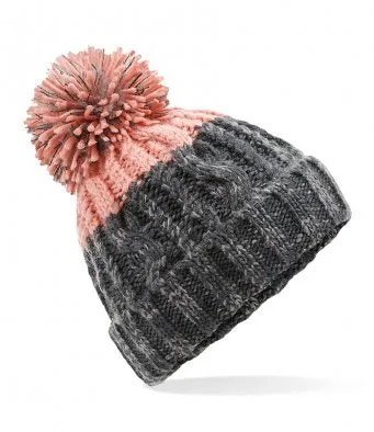 Beechfield Apres warm winter beanie bobble hat