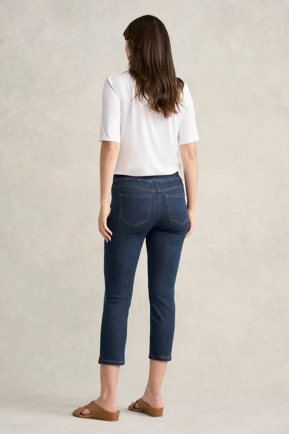 Bengajean® 3/4 Slim Leg - Mid Indigo