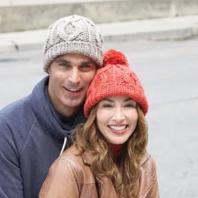 Bernat Knit Cabled Hat