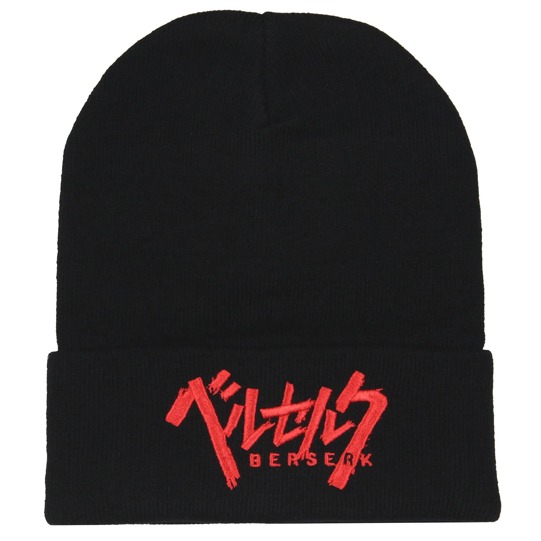 Berserk Manga Anime Embroidered Logo Beanie Embroidered Knit Beanie Hat Cap