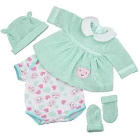 BiBi Outfits - Reborn Doll Clothes (Mint Dress) (50 cm / 20")