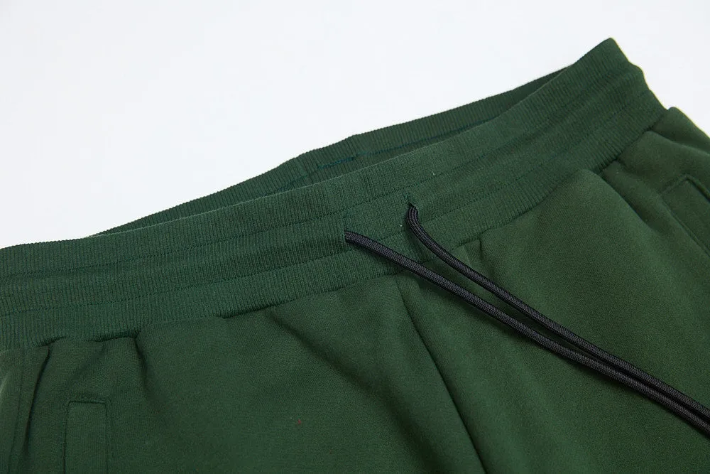 Blaze Felt Applique Sweatpants Olive