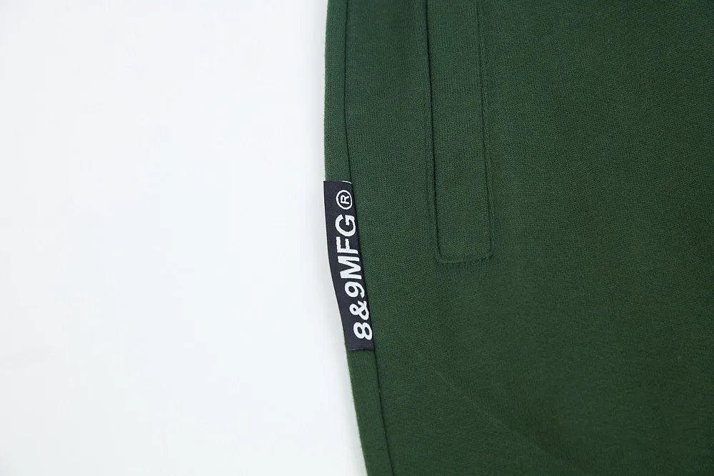 Blaze Felt Applique Sweatpants Olive