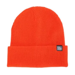 Blazed Orange Waffle Beanie