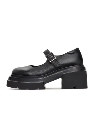 Bold Chunky Loafers Em - Black