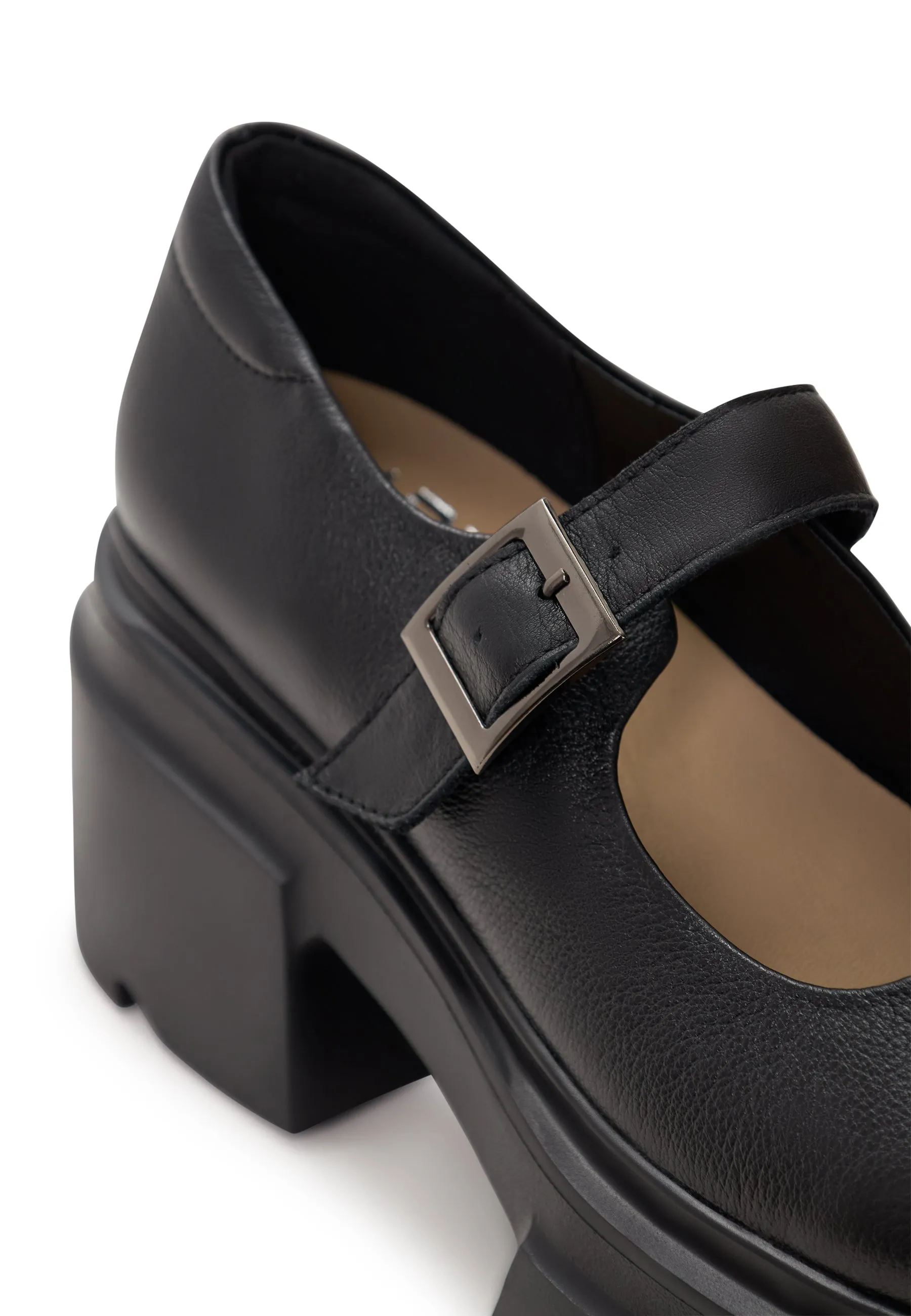 Bold Chunky Loafers Em - Black