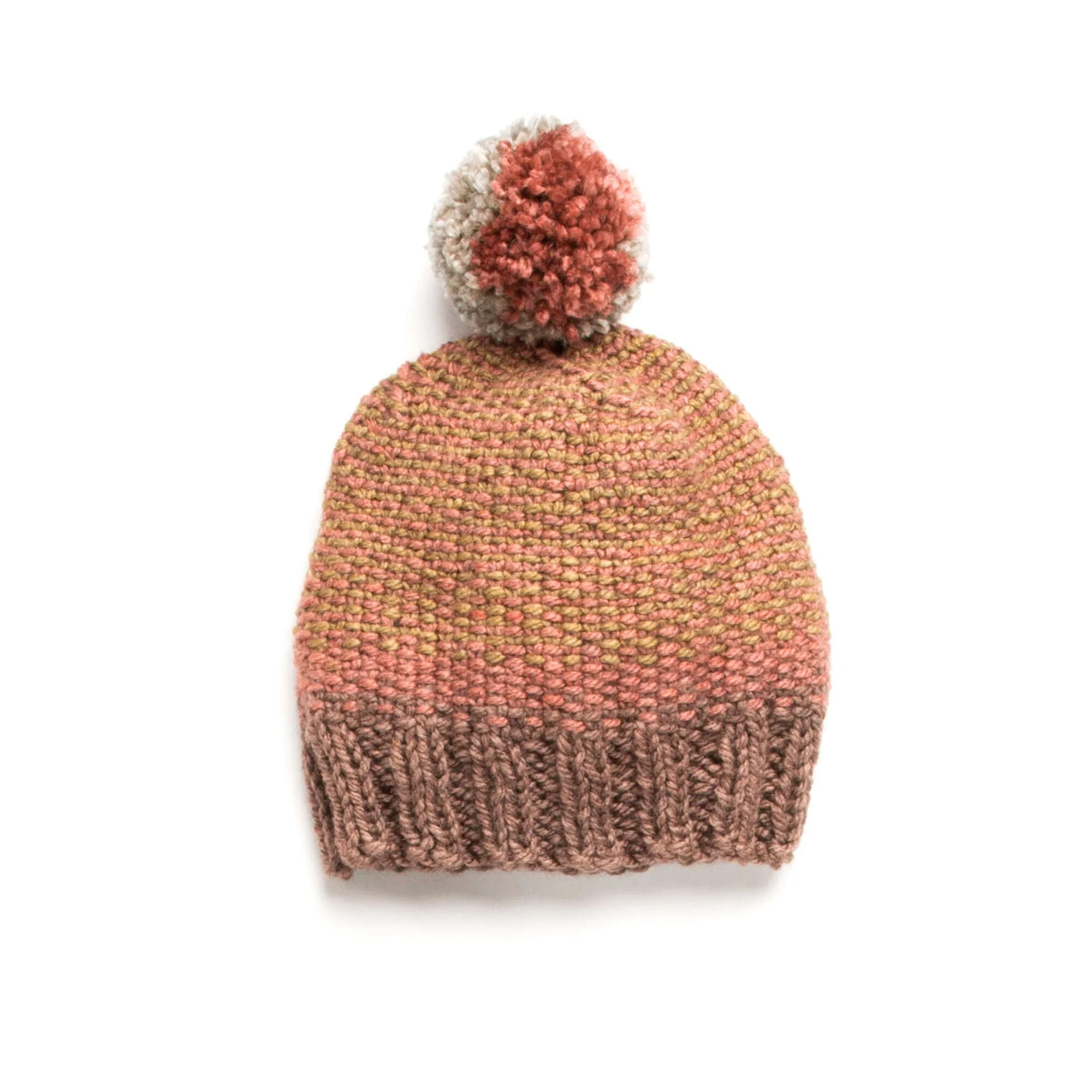 Caron Linen Stitch Knit Hat