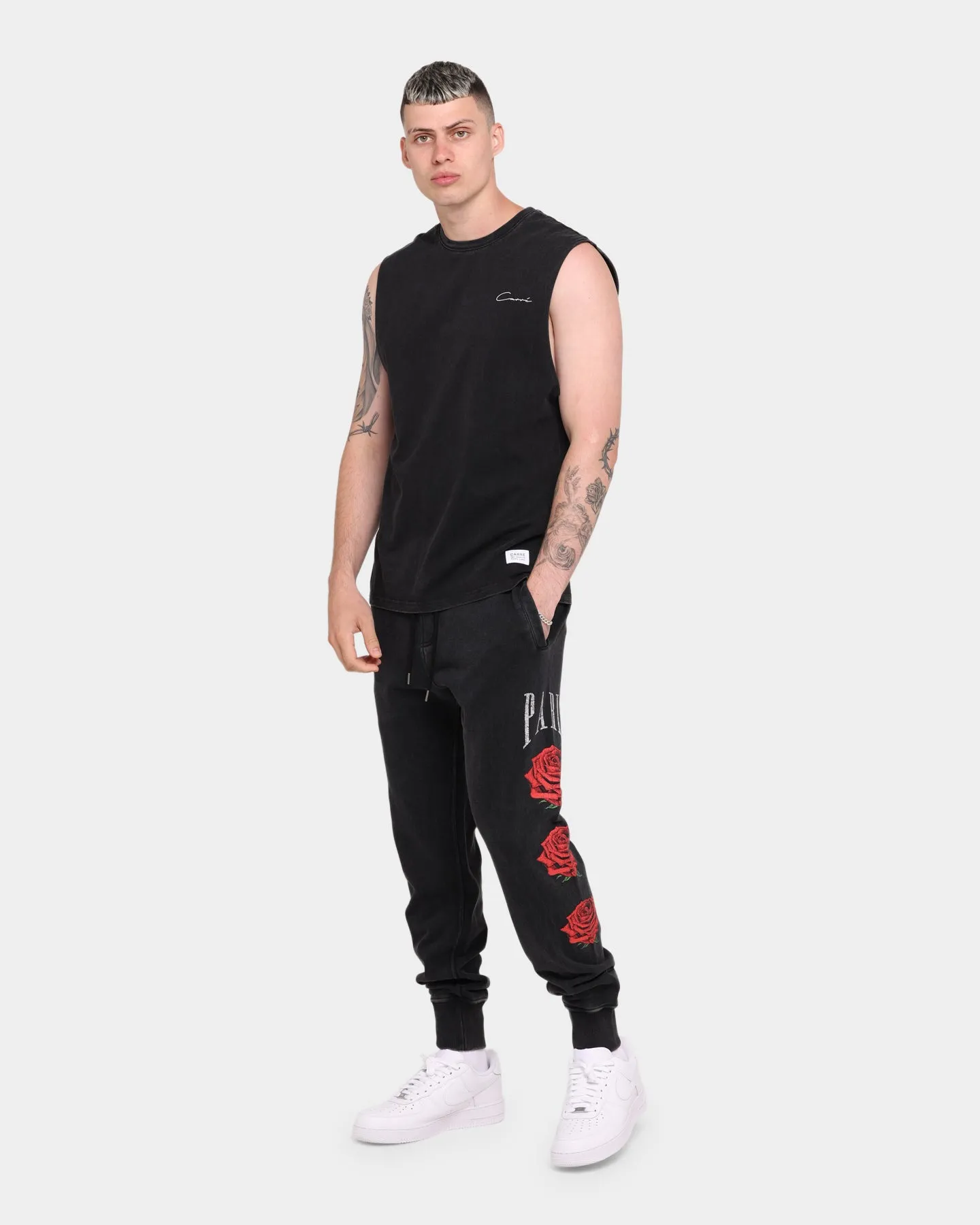 Carré Rose Vintage Sweatpants Washed Black