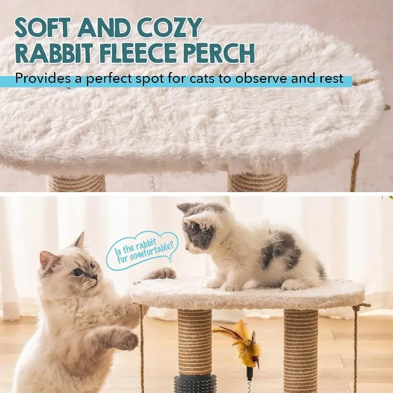 Cat Scratching Post - Soft Fleece Cat Perch