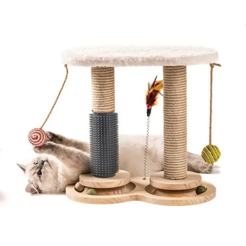 Cat Scratching Post - Soft Fleece Cat Perch