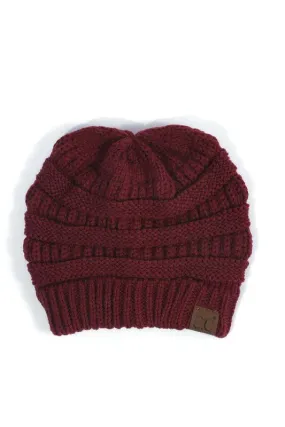 CC Hat Beanie Maroon