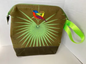 Charley Harper Birds Wire Framed Knitting Bag