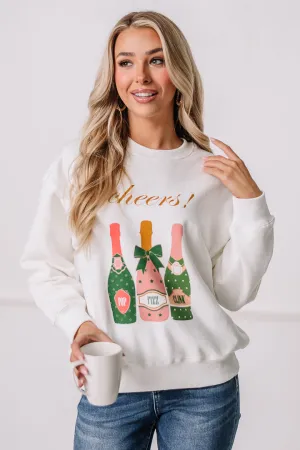 Cheers Graphic Sweatshirt