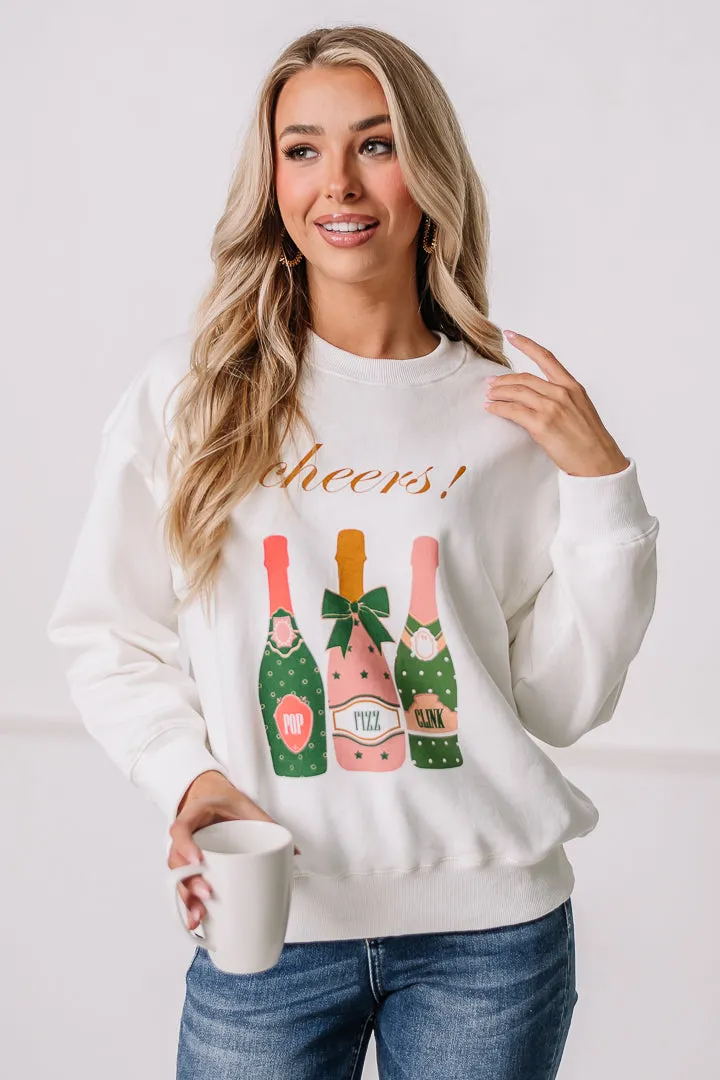 Cheers Graphic Sweatshirt