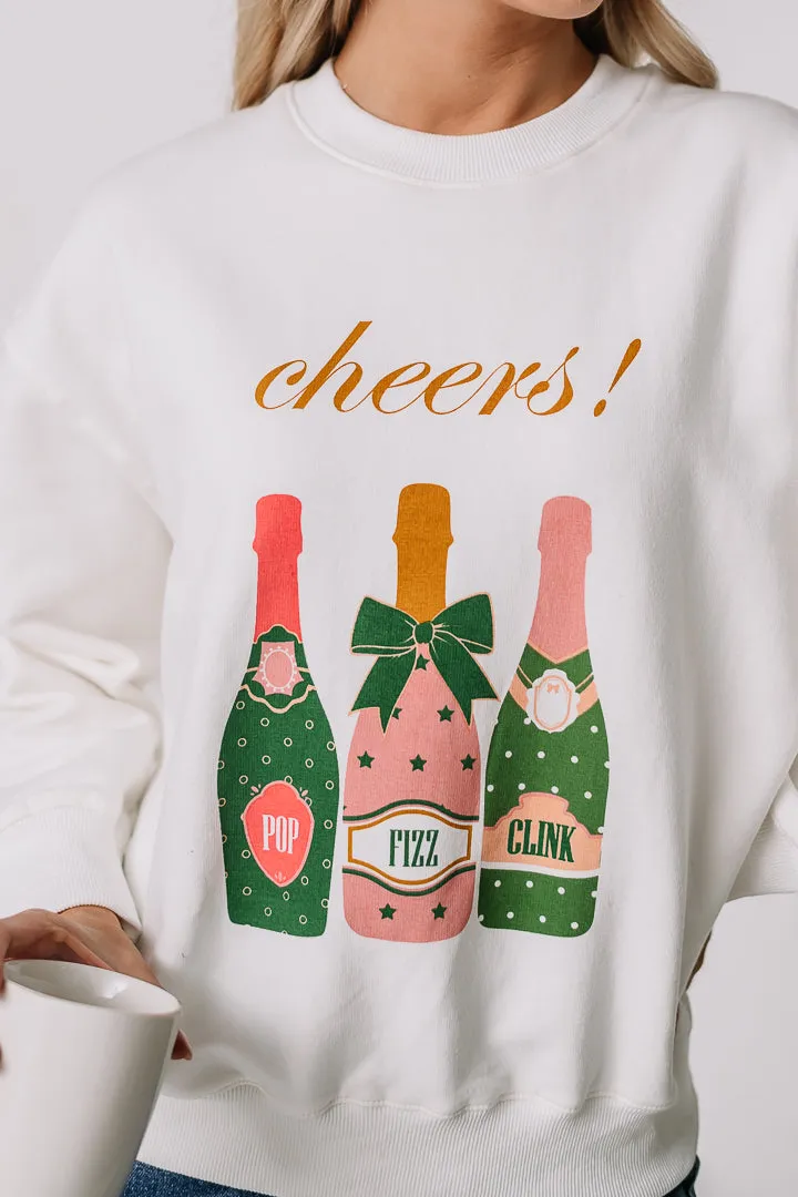 Cheers Graphic Sweatshirt