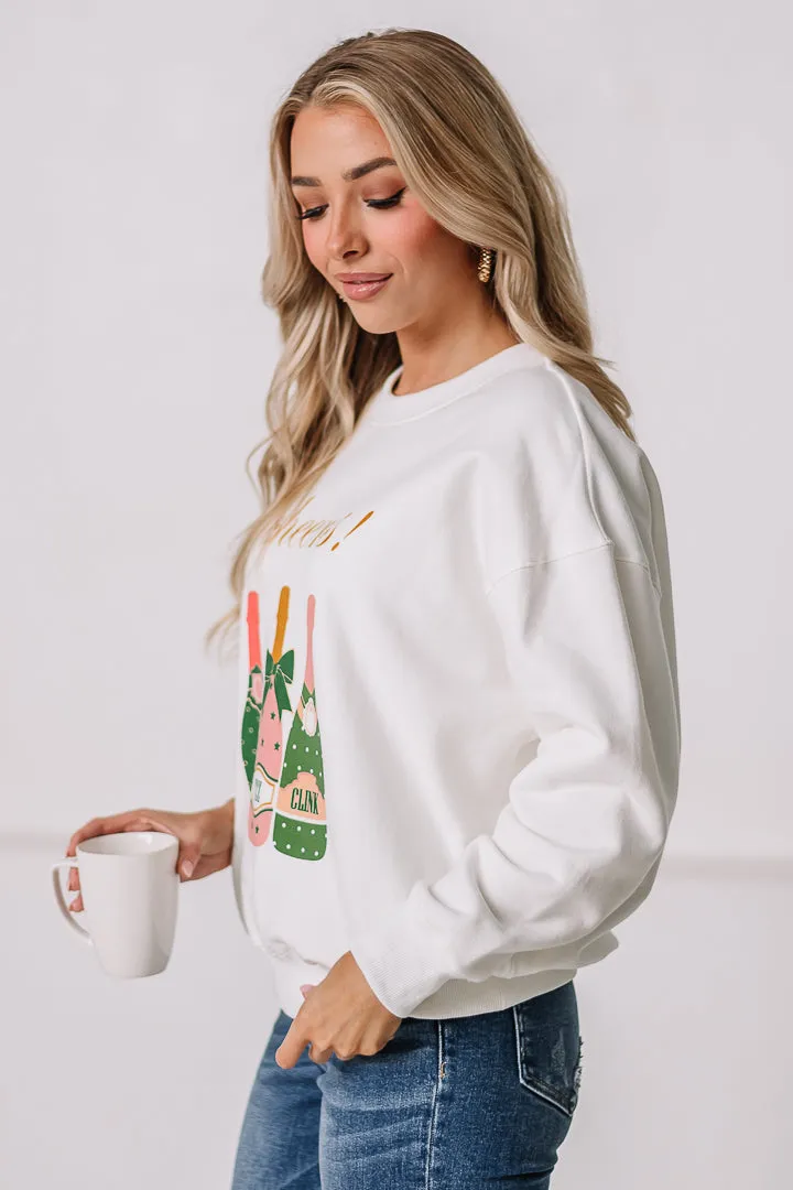 Cheers Graphic Sweatshirt