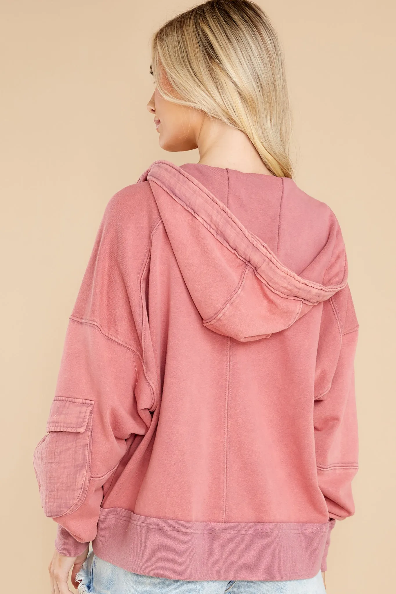 Chilly Mornings Dusty Rose Jacket