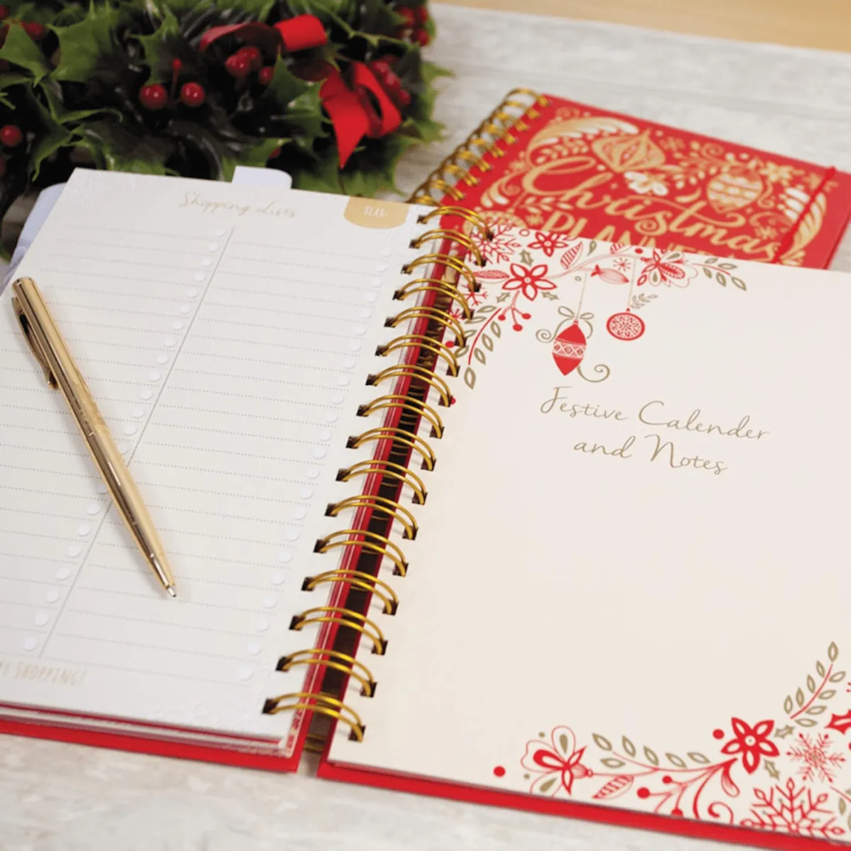 Christmas Organiser and Christmas List Gift Set