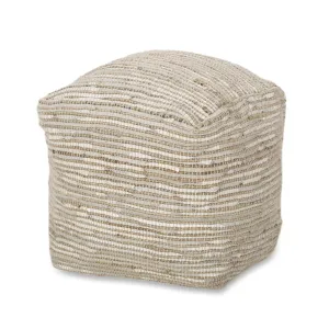 Colbert Handcrafted Boho Cube Pouf