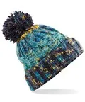 Corkscrew beanie Pom Pom woolly hat unisex