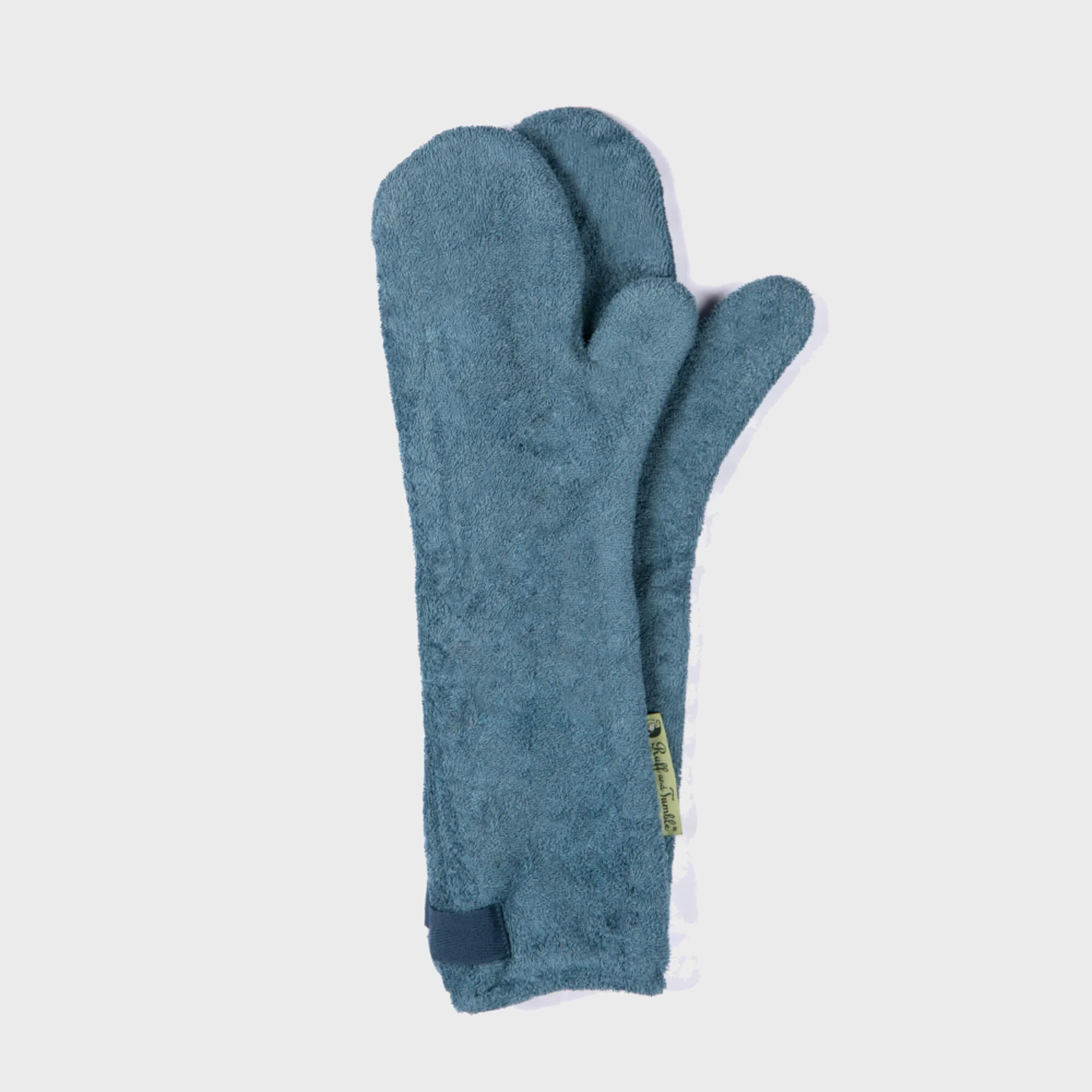 Cotton Towelling Drying Mitts