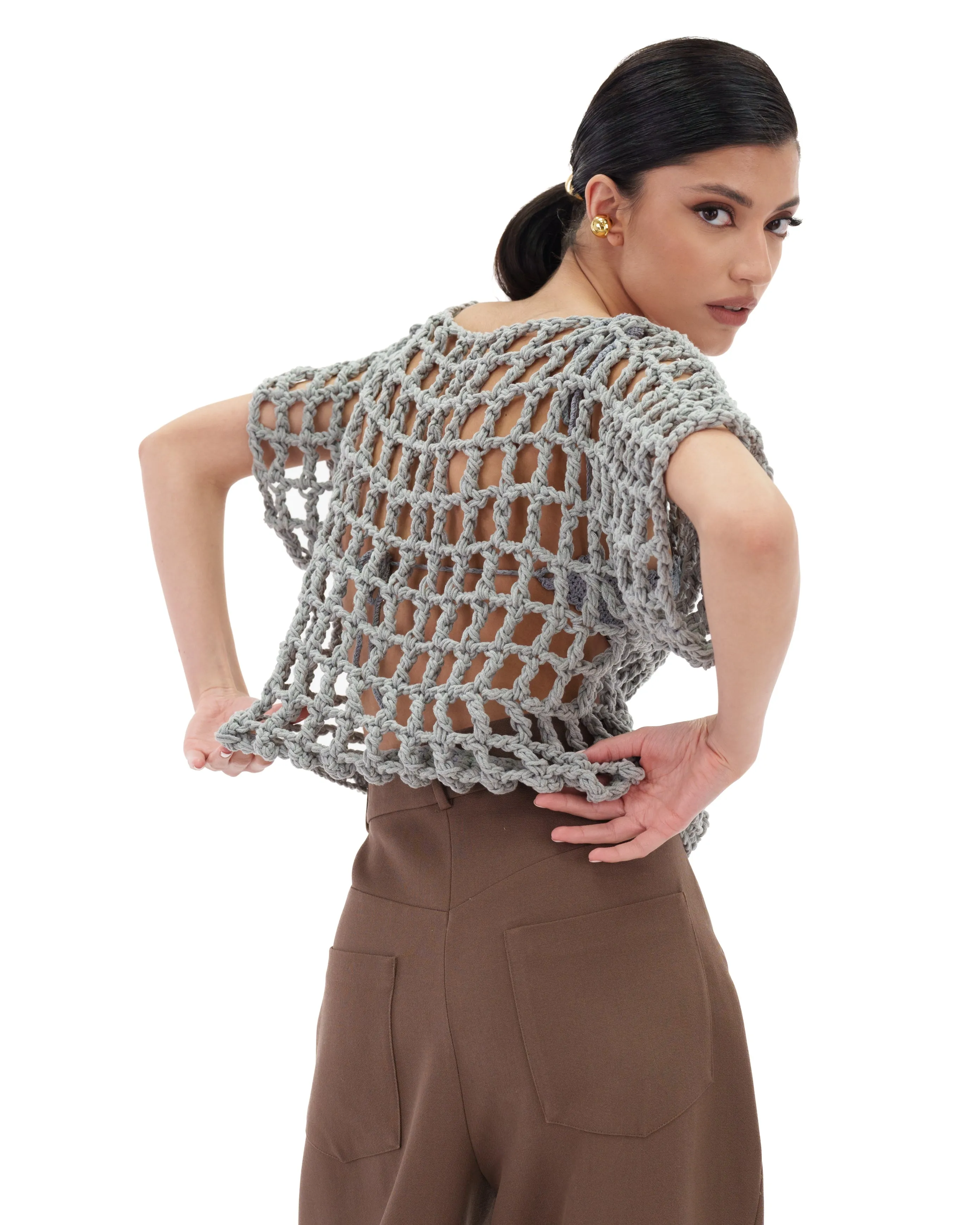 Crochet Net Top