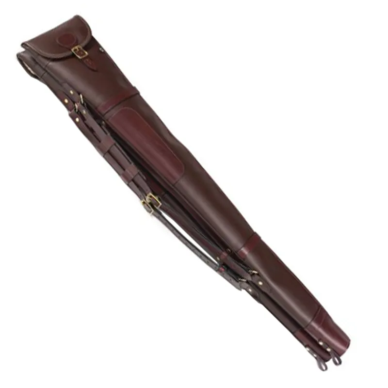 Croots- Byland Leather Double Shotgun Slip with Flap & Zip